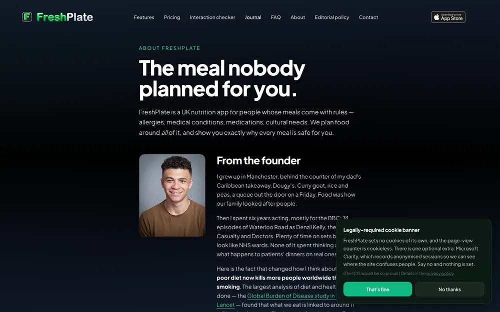 FreshPlate: About